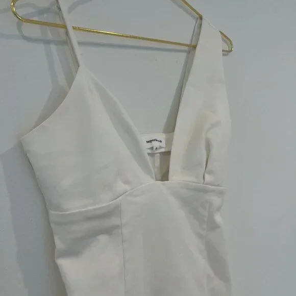 Revolve Superdown Eleanor Mini White Dress Size Small - Picture 4 of 8